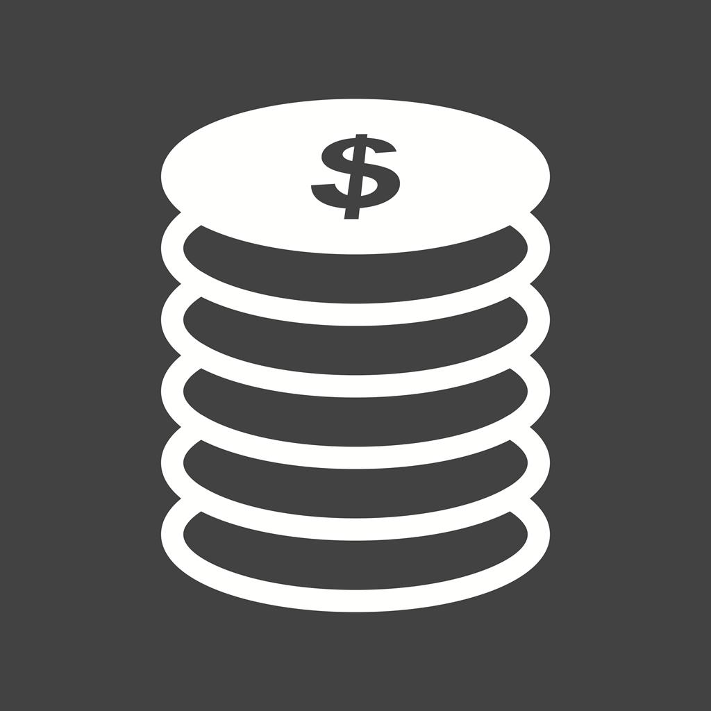 Currency Glyph Inverted Icon