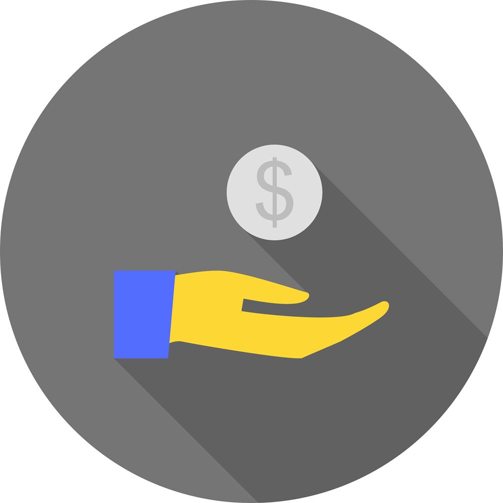 Payment Flat Shadowed Icon