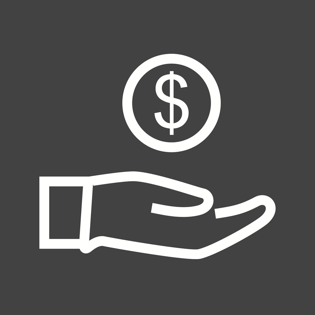 Payment Line Inverted Icon
