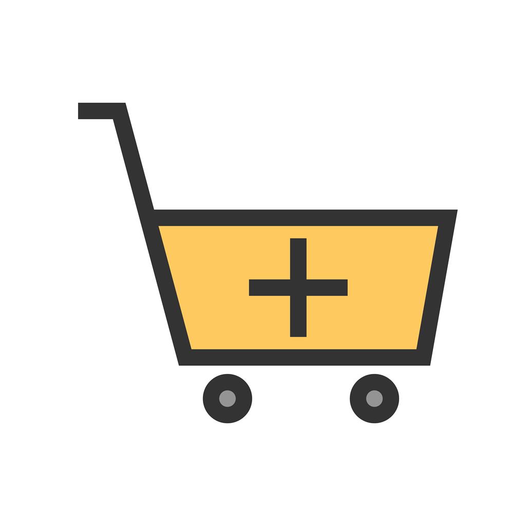 Add Shopping Cart Line Filled Icon