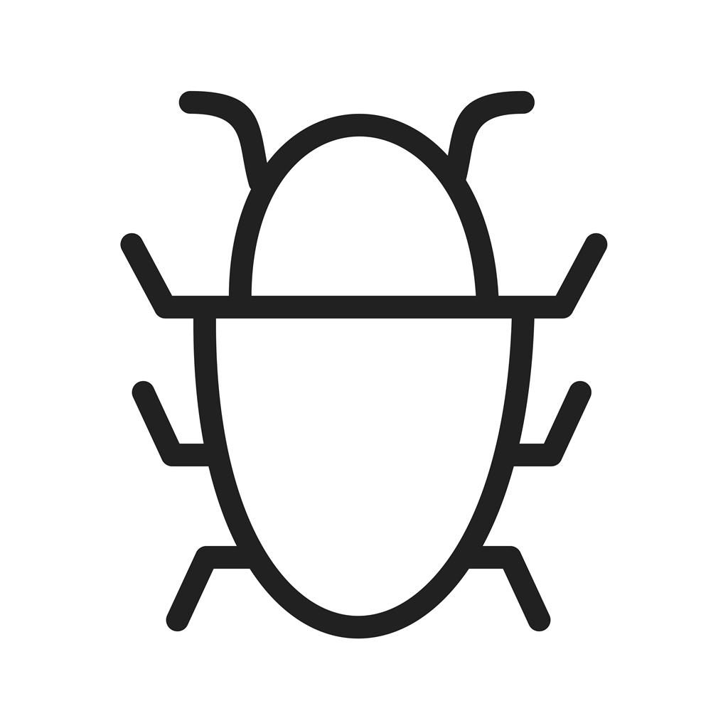 Bug Report Line Icon