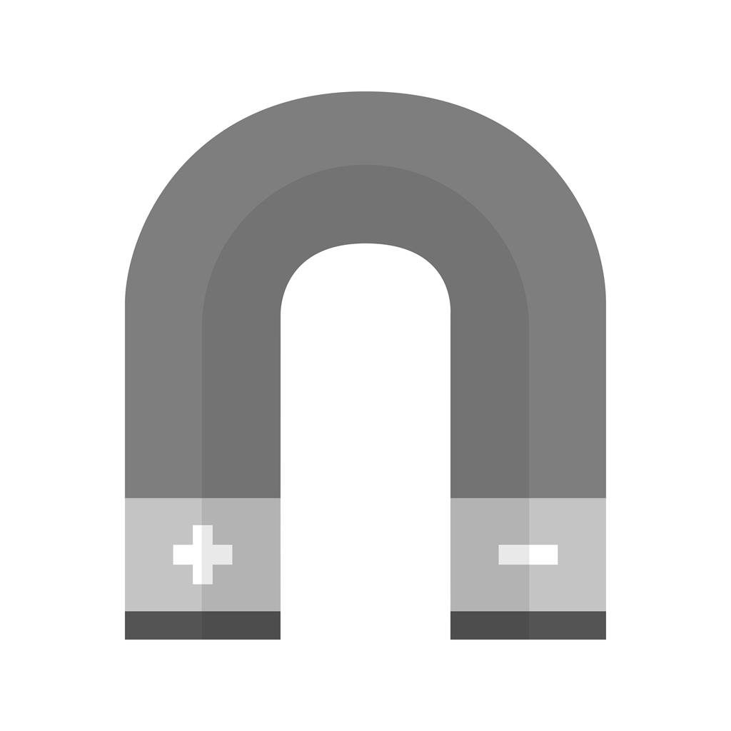 Magnet Greyscale Icon - IconBunny