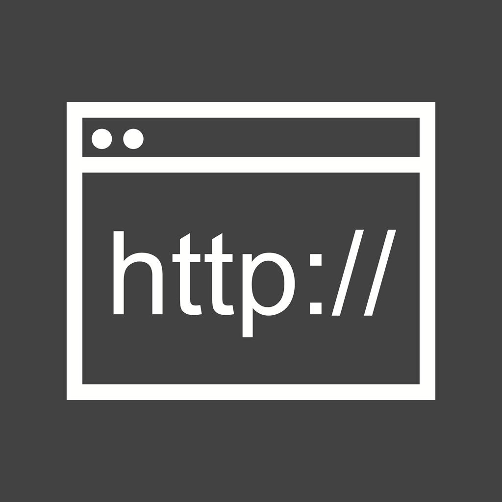 HTTP Line Inverted Icon