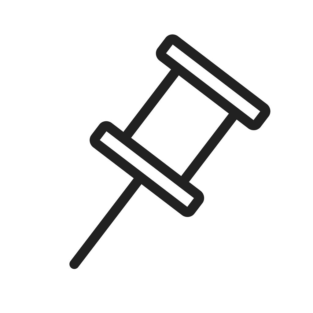 Office Pin Line Icon