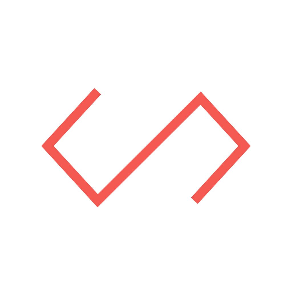 Polymer Line Filled Icon