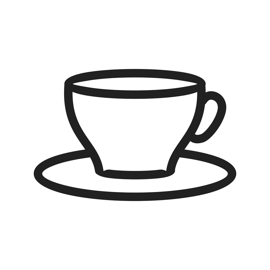 Tea Cup Line Icon