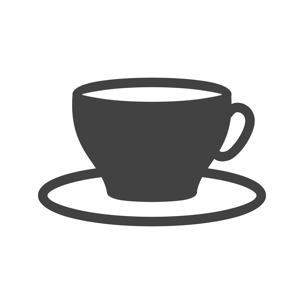Tea Cup Glyph Icon