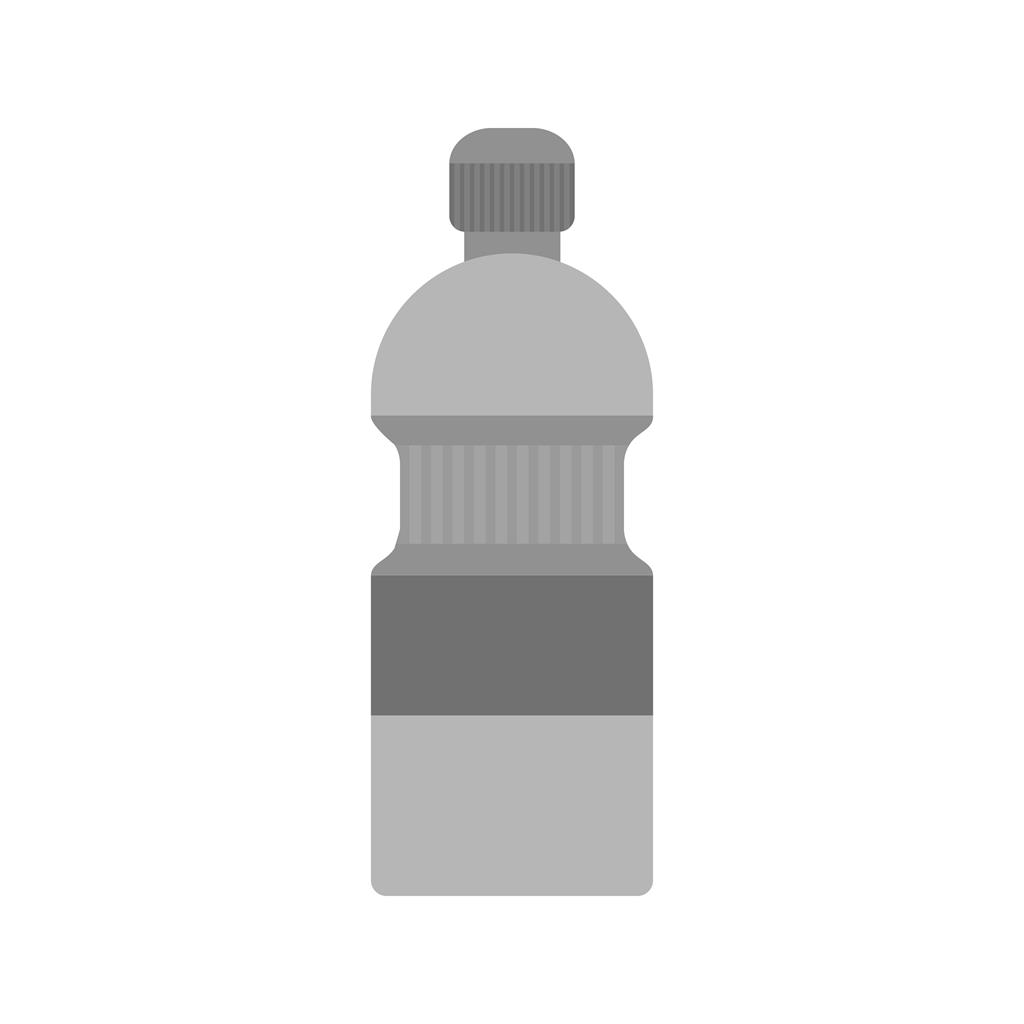 Water Bottle Greyscale Icon