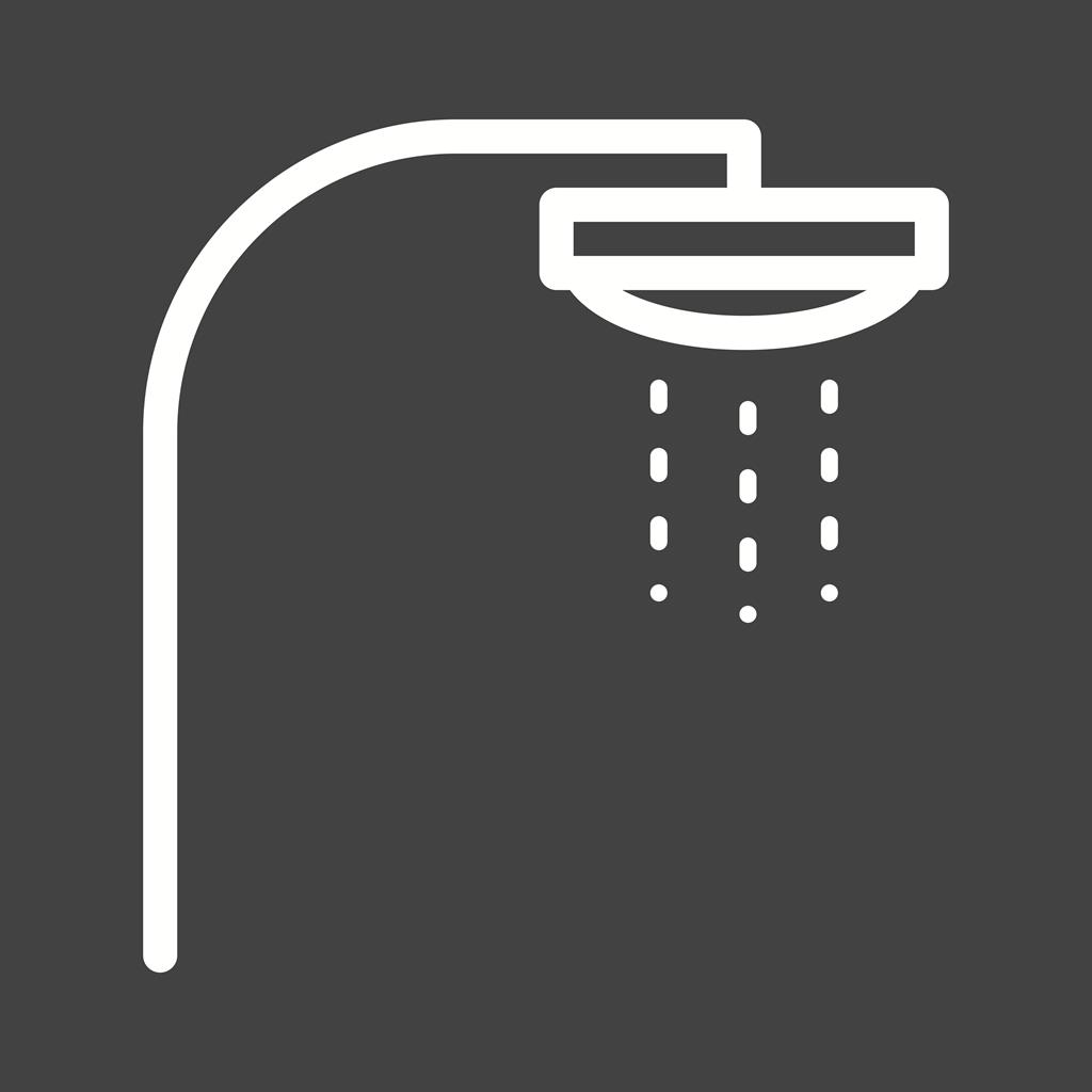 Shower Line Inverted Icon