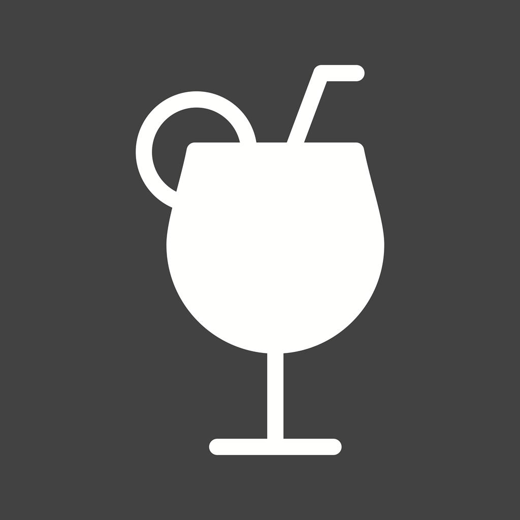 Drink Glyph Inverted Icon