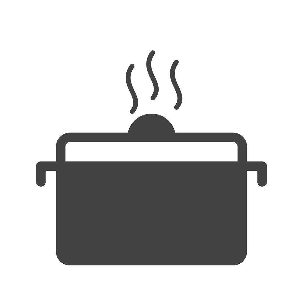 Hot Food Glyph Icon
