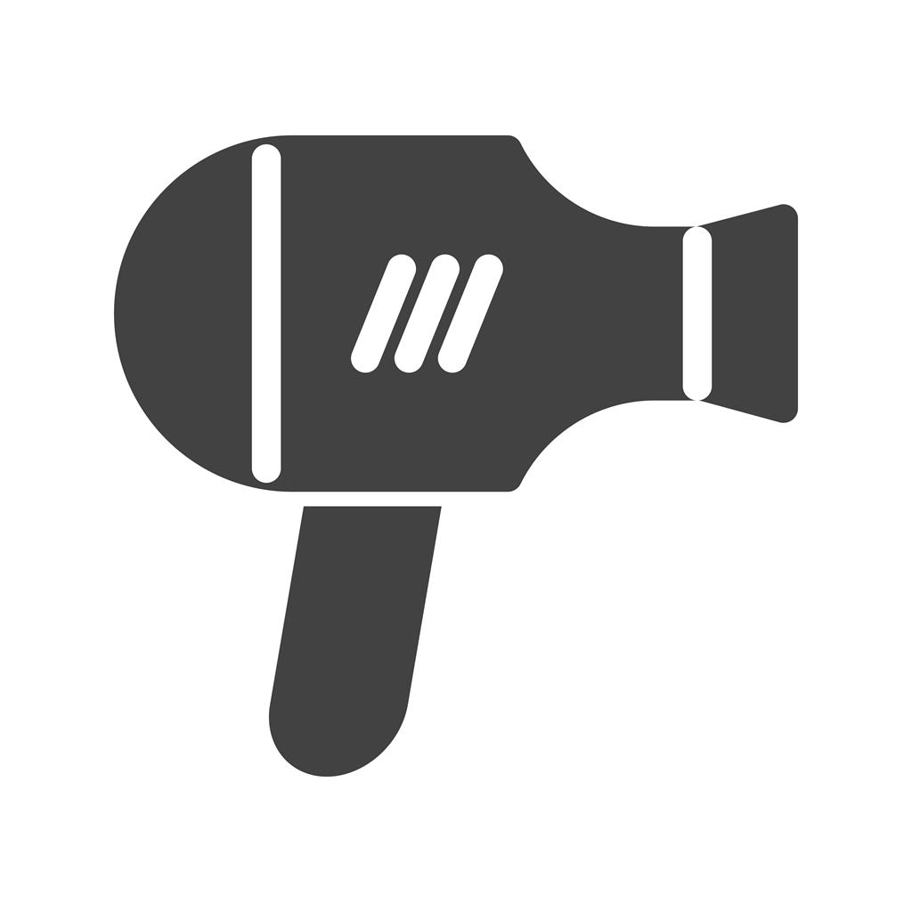 Hair Dryer Glyph Icon