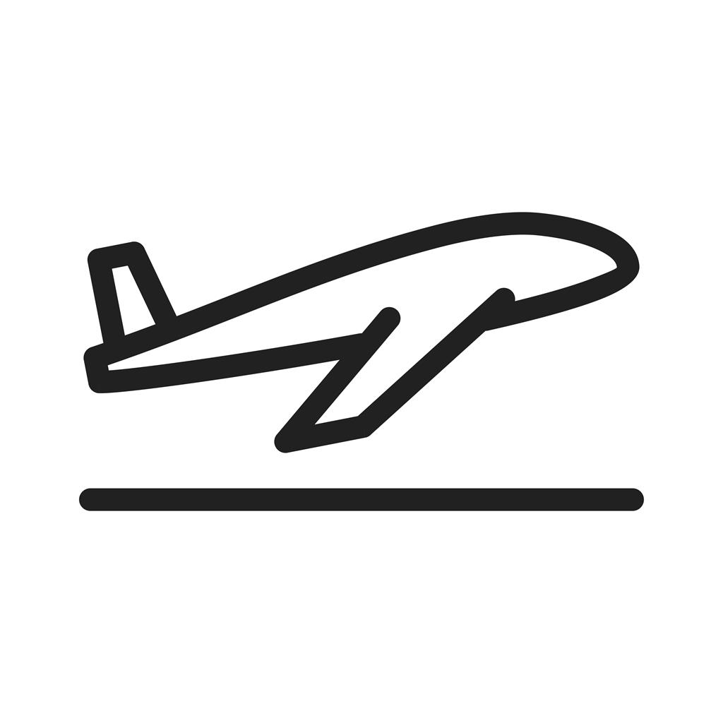 Aeroplane Line Icon