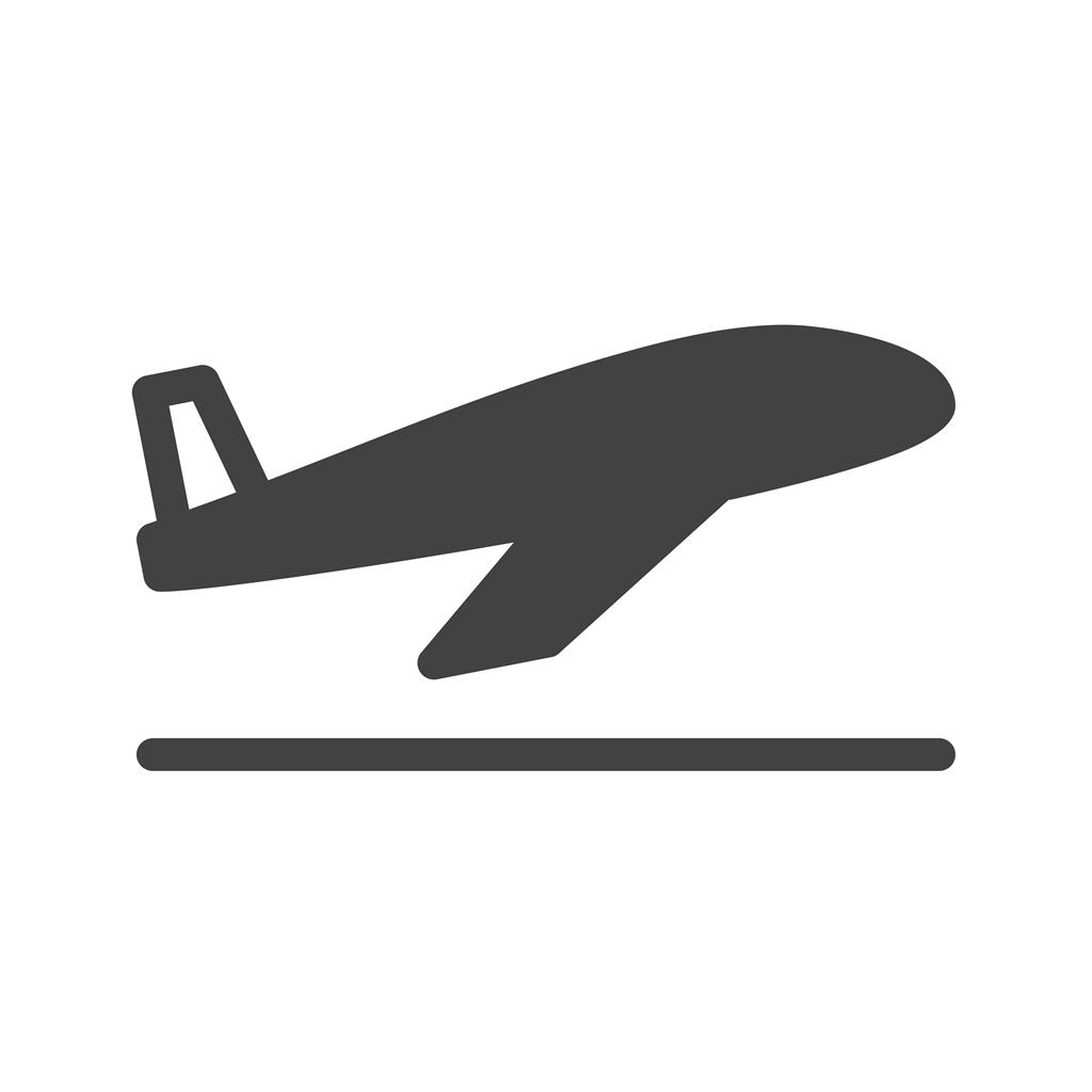 Aeroplane Glyph Icon