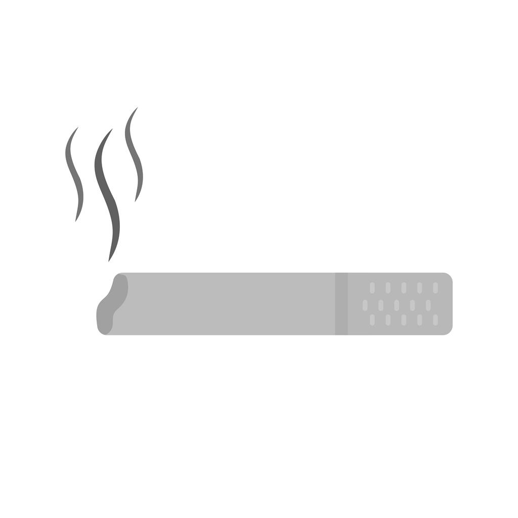 Cigarette Greyscale Icon