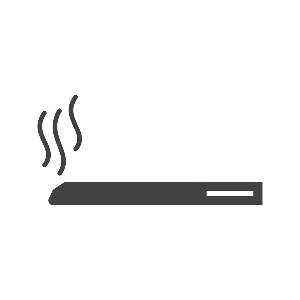 Cigarette Glyph Icon