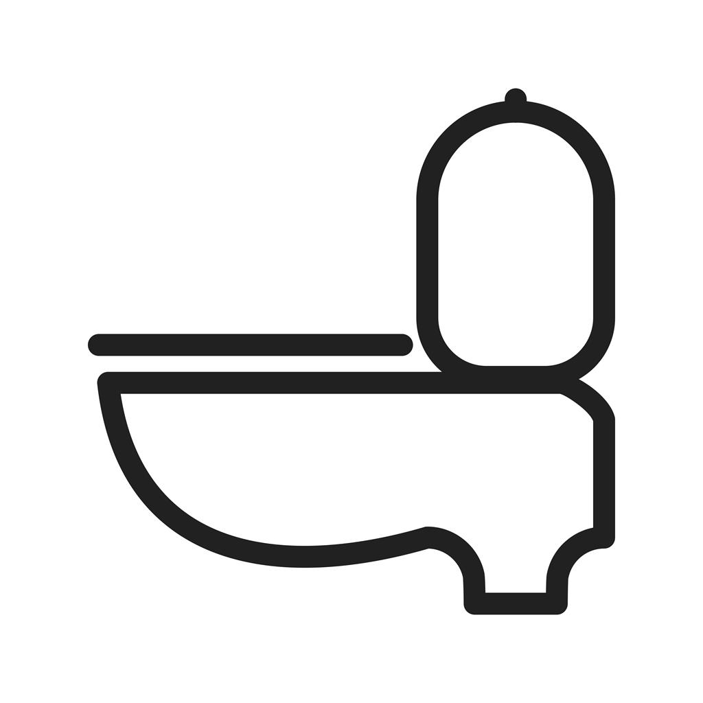 Toilet Seat Line Icon