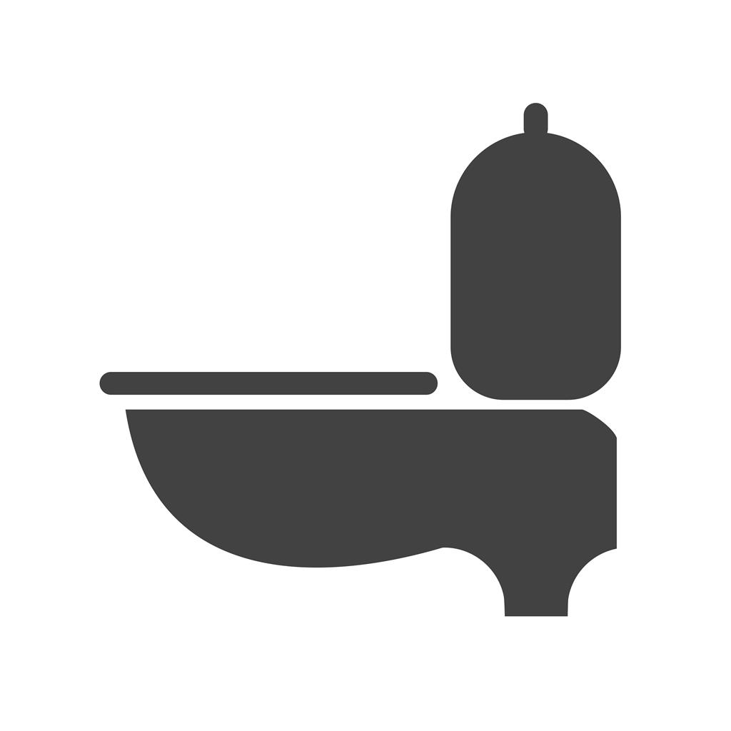 Toilet Seat Glyph Icon