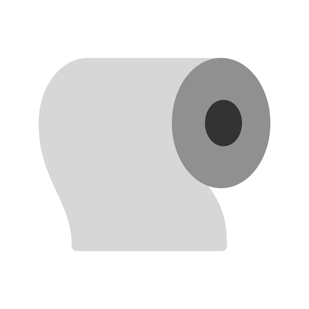 Tissue Roll Greyscale Icon