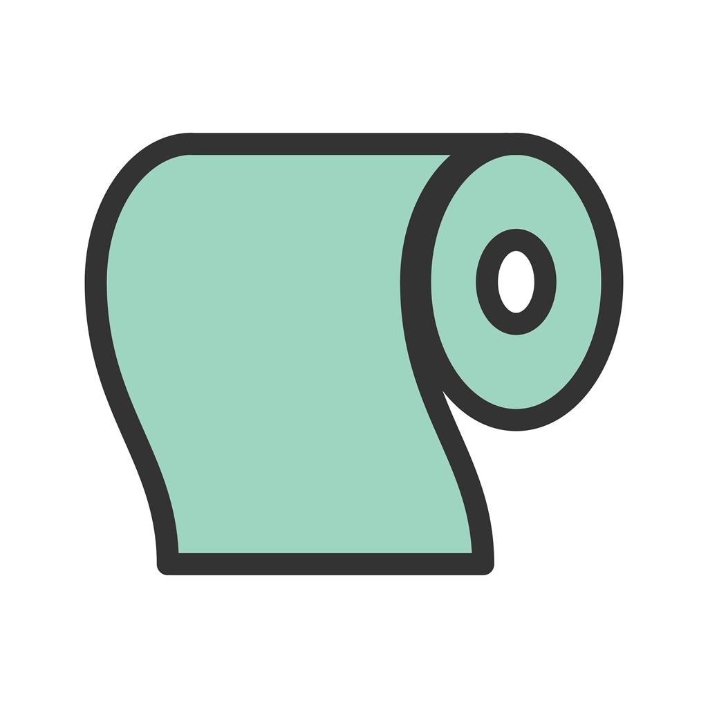 Tissue Roll Line Filled Icon