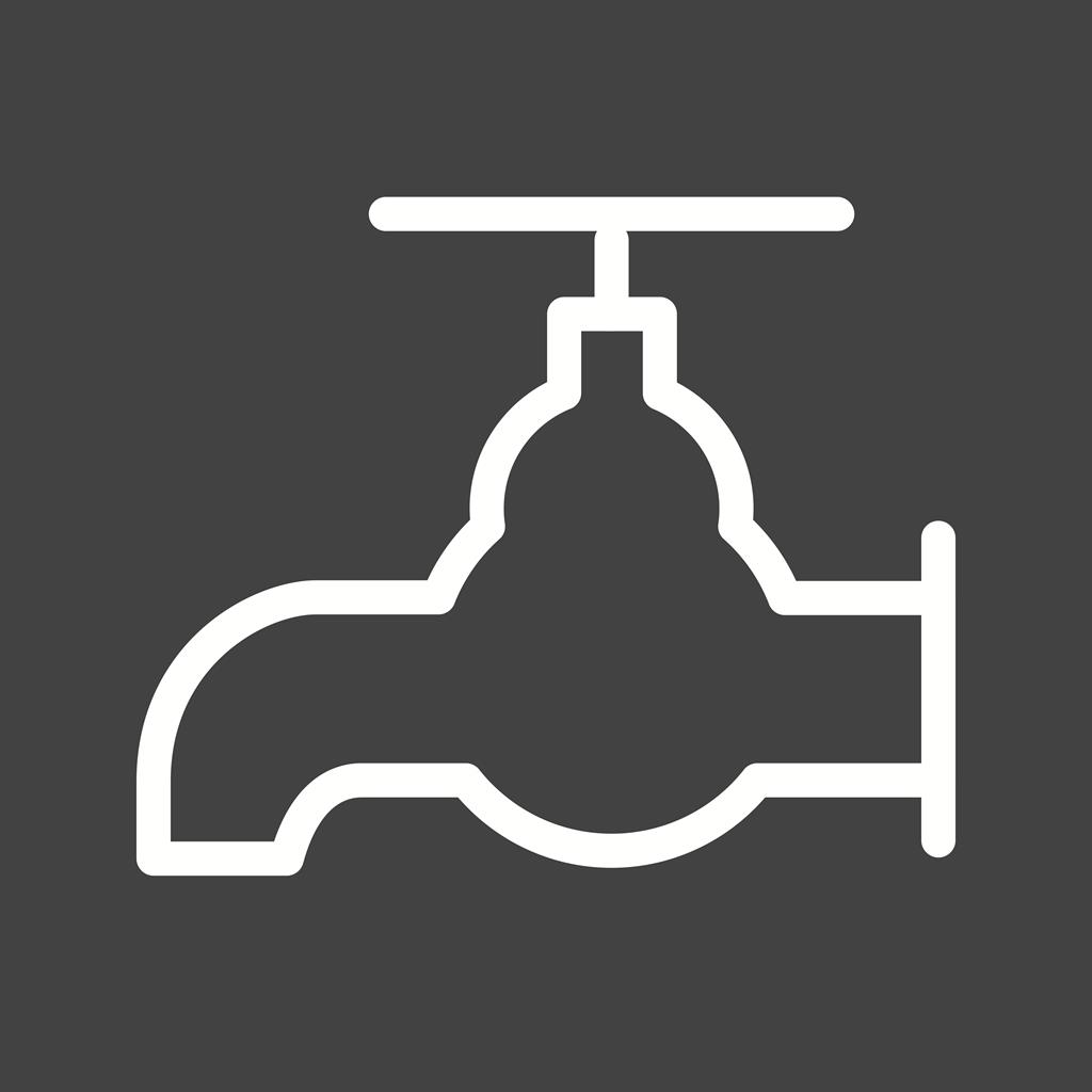 Tap Line Inverted Icon