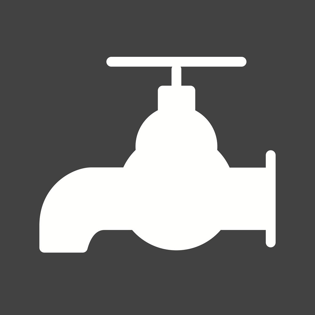 Tap Glyph Inverted Icon