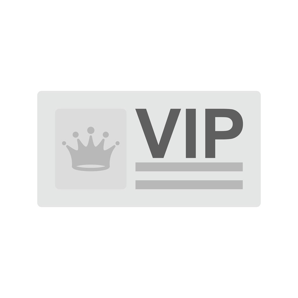 VIP Card Greyscale Icon