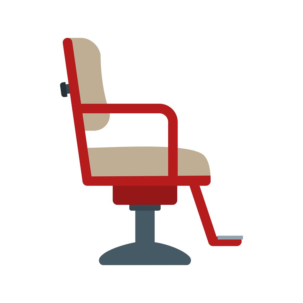 Chair Flat Multicolor Icon