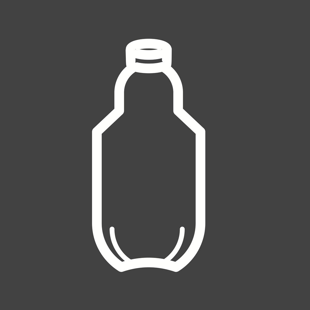 Bottle II Line Inverted Icon