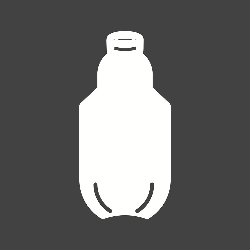 Bottle II Glyph Inverted Icon