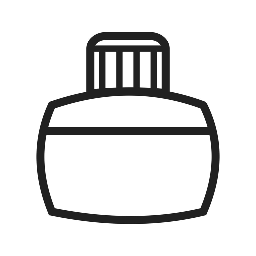 Ink Bottle Line Icon