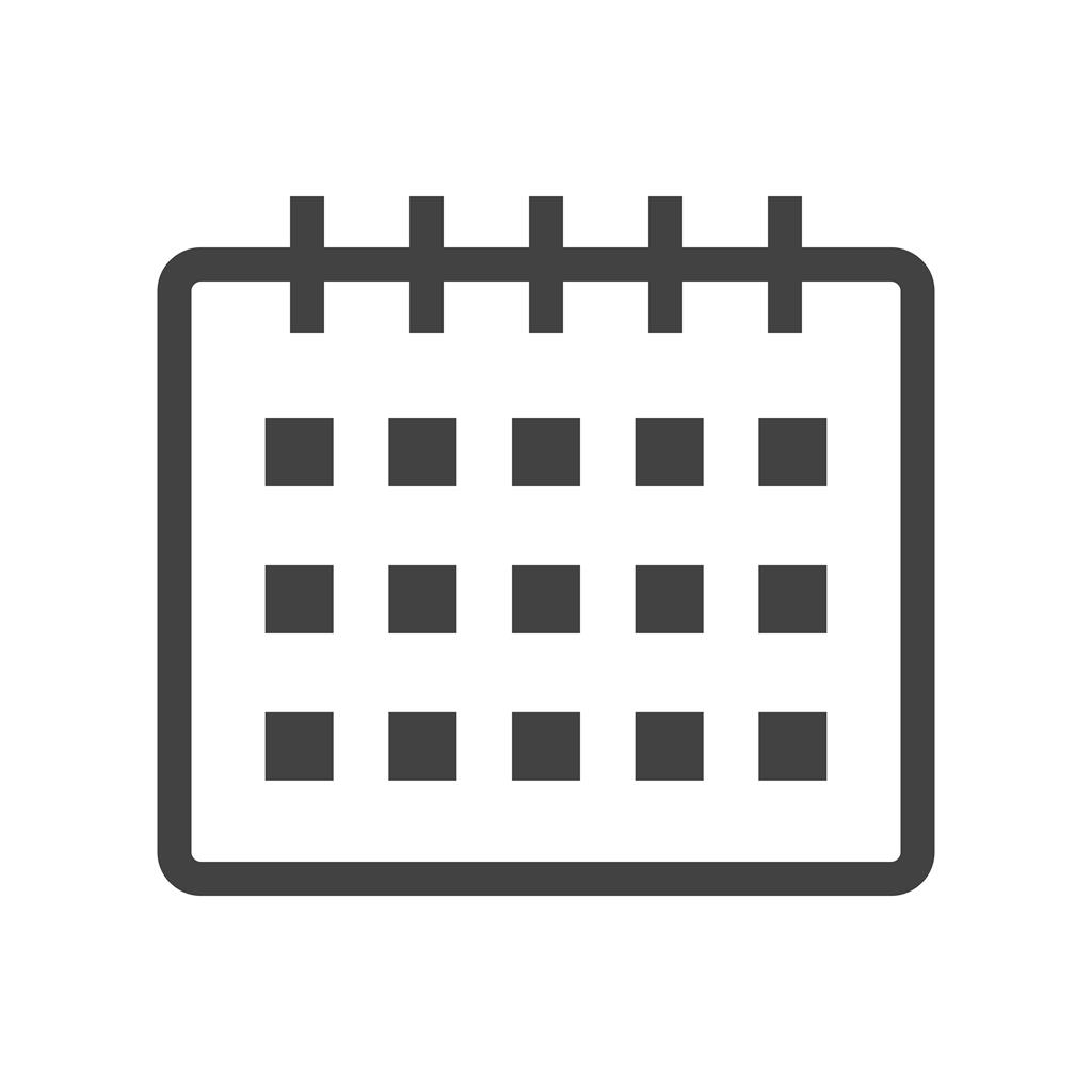 Calendar Glyph Icon