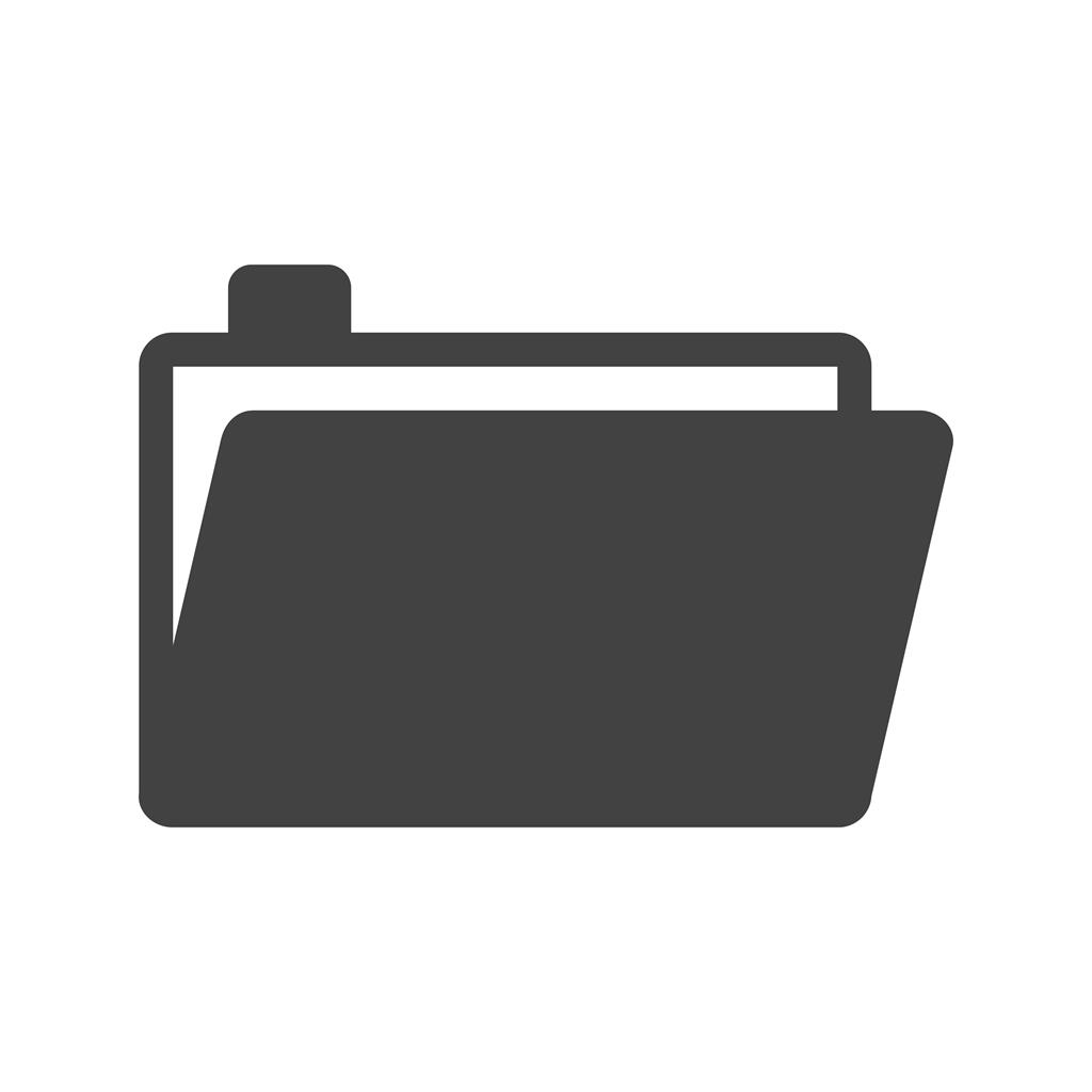 Folder Glyph Icon