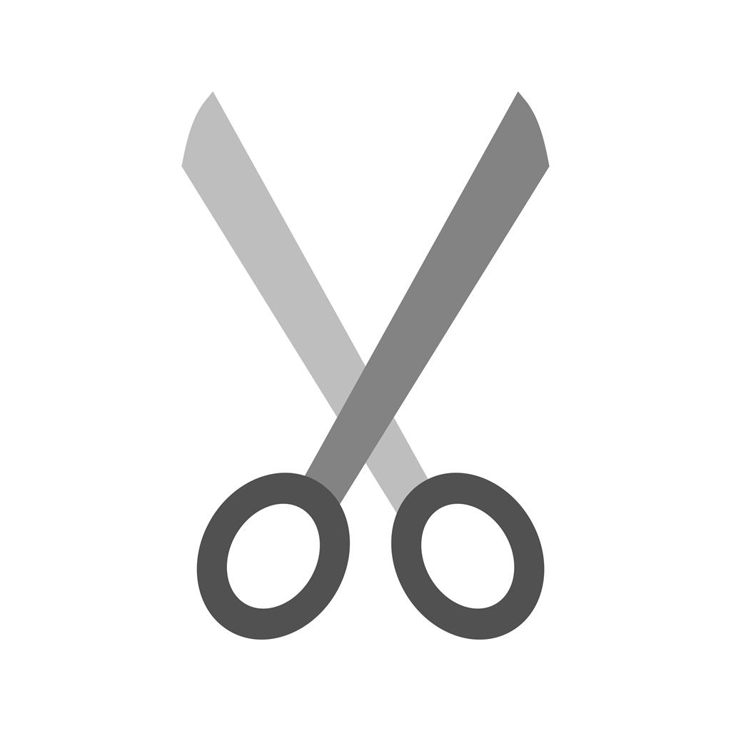 Scissors Greyscale Icon