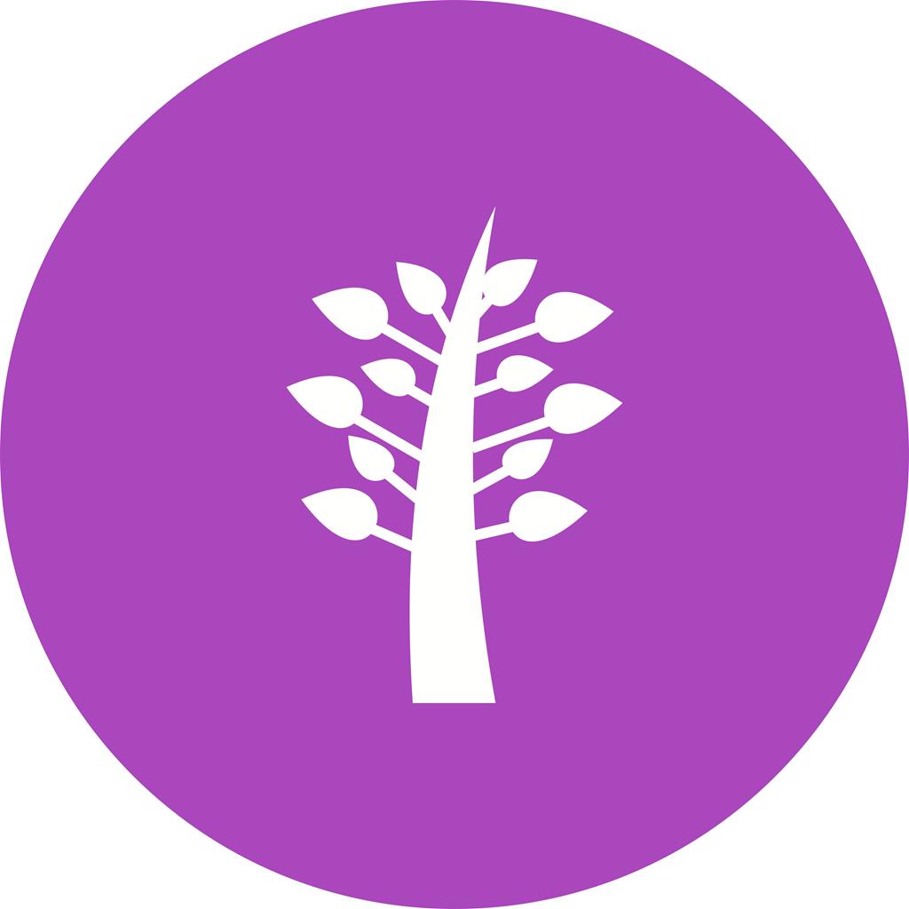 Plant I Flat Round Icon