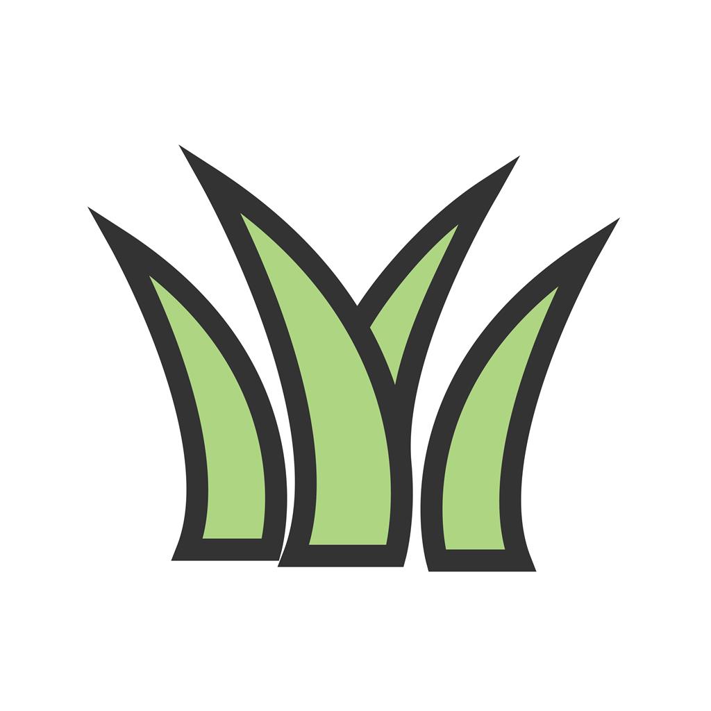 Grass Line Filled Icon