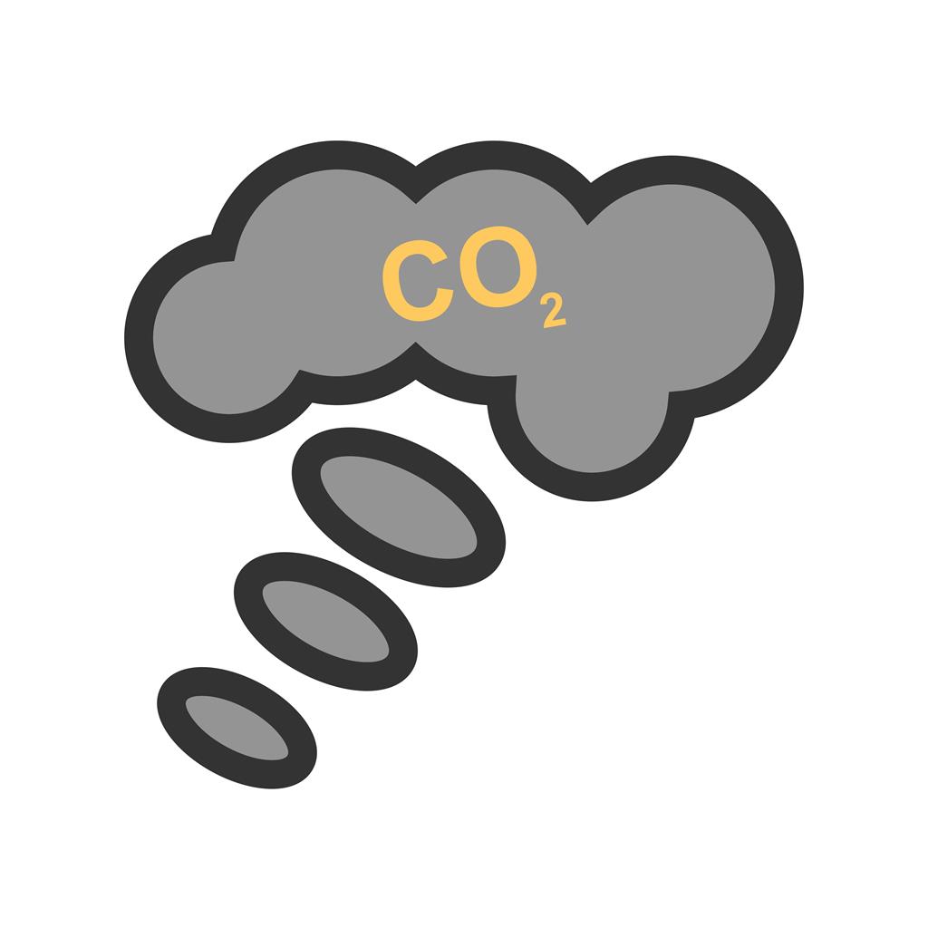 CCarbonDioxide Line Filled Icon