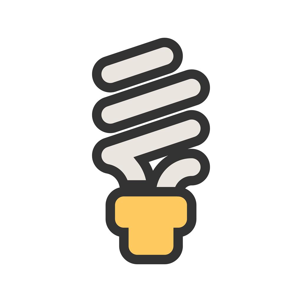 Electric Bulb I Line Filled Icon
