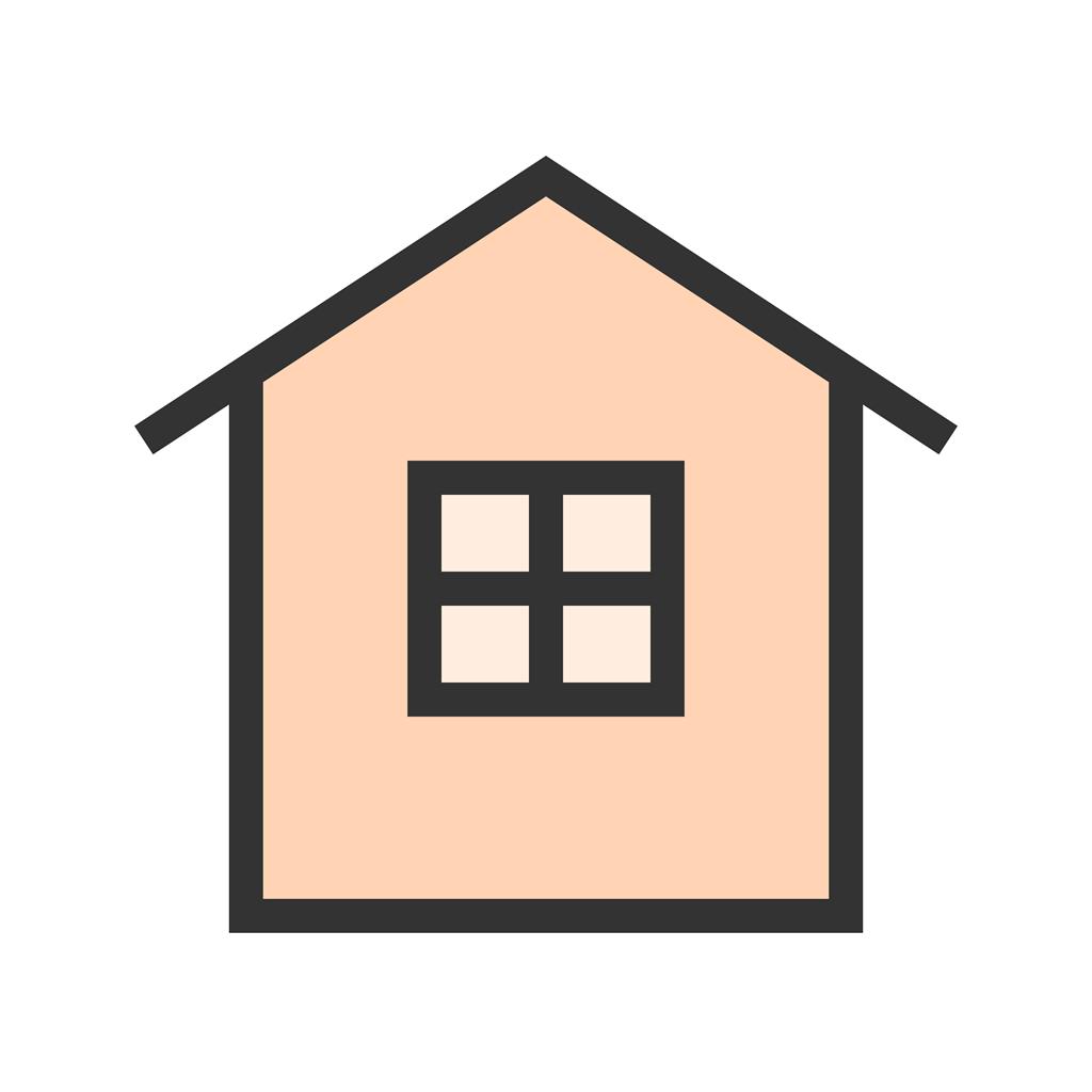 House Line Filled Icon