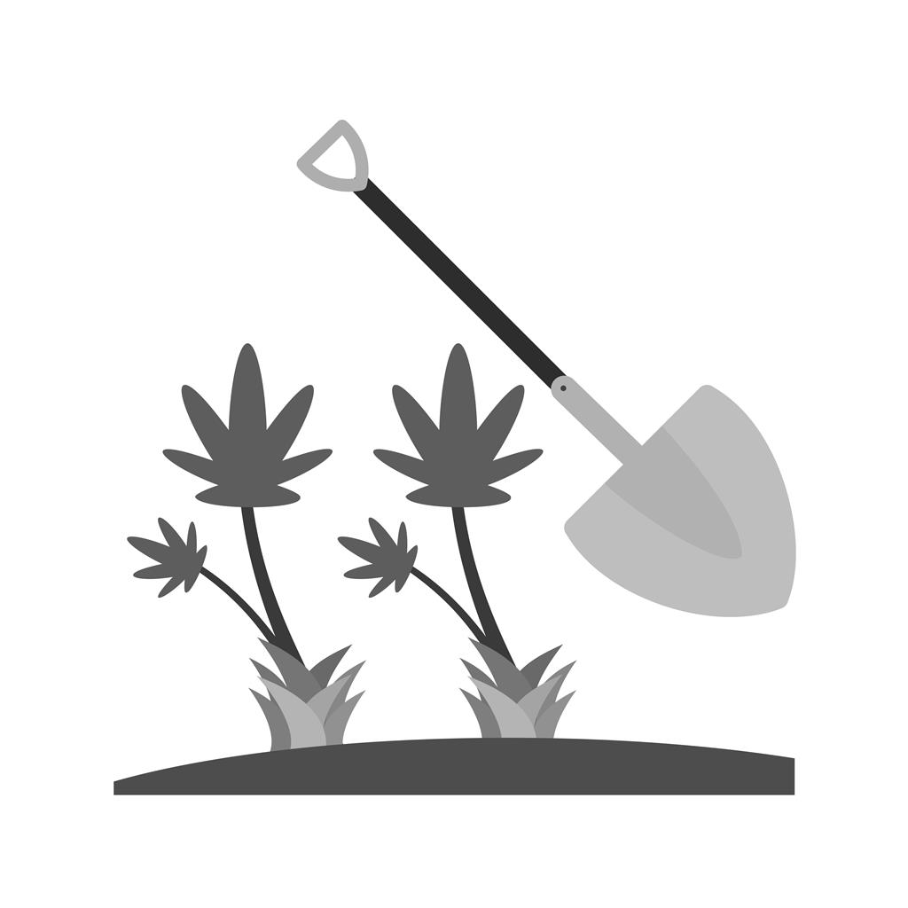 Plantation Greyscale Icon