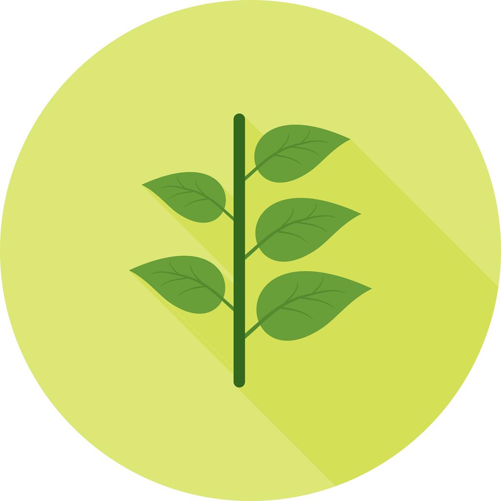 Plant III Flat Shadowed Icon