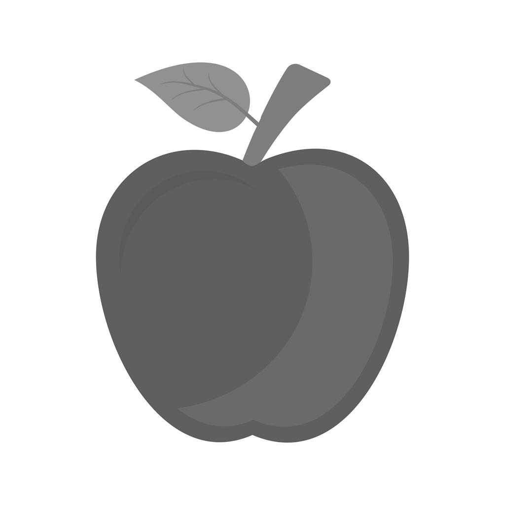 Apple Greyscale Icon
