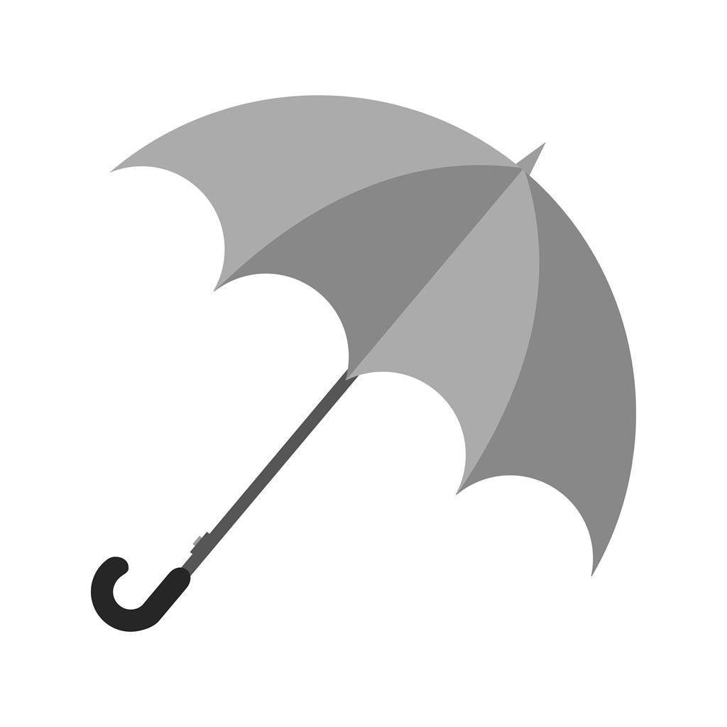Umbrella Greyscale Icon