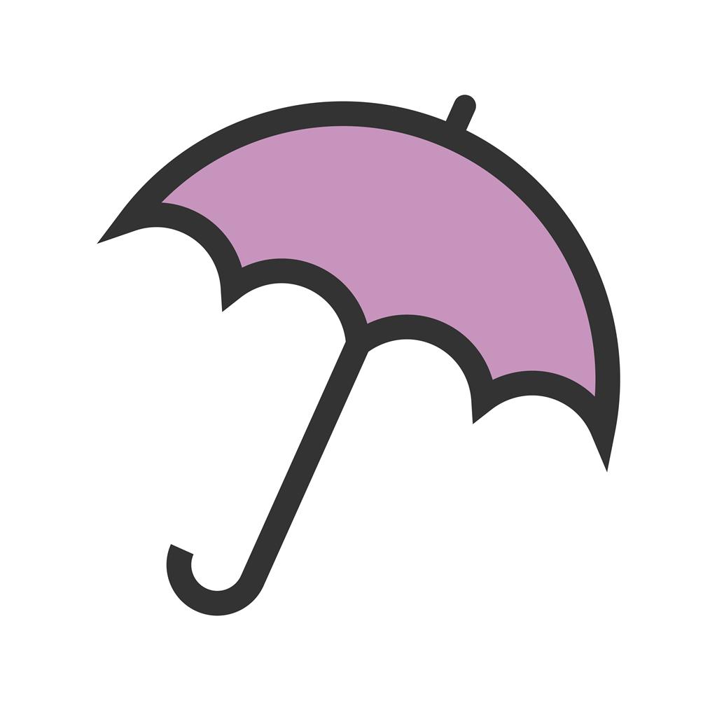 Umbrella Line Filled Icon