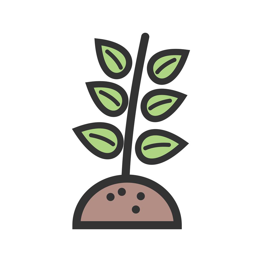 Plant IV Line Filled Icon
