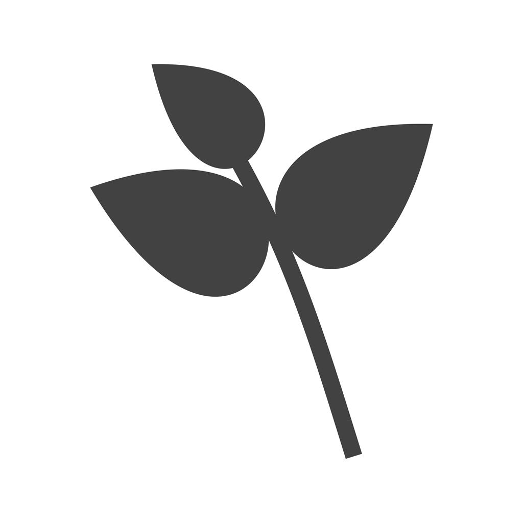 Leaves Glyph Icon