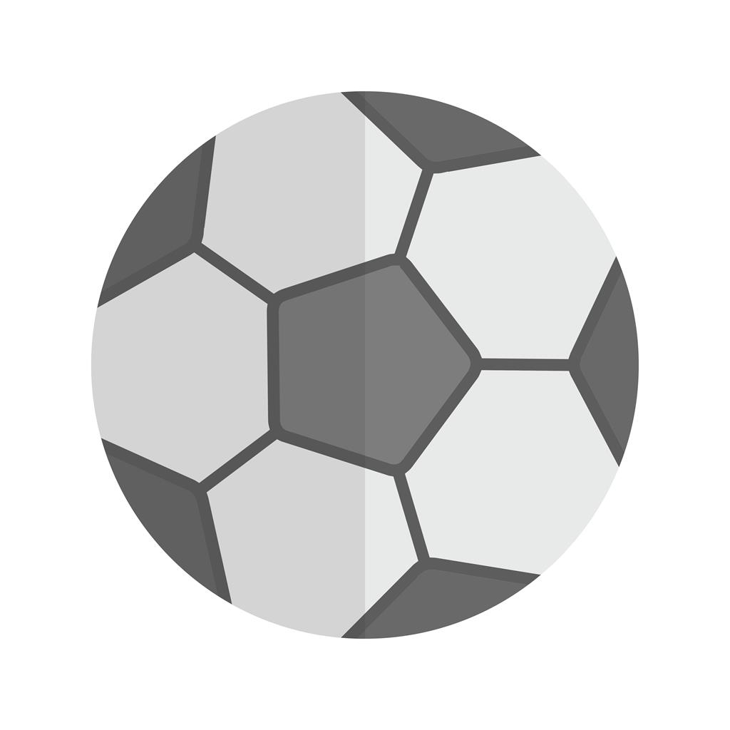 Football Greyscale Icon - IconBunny