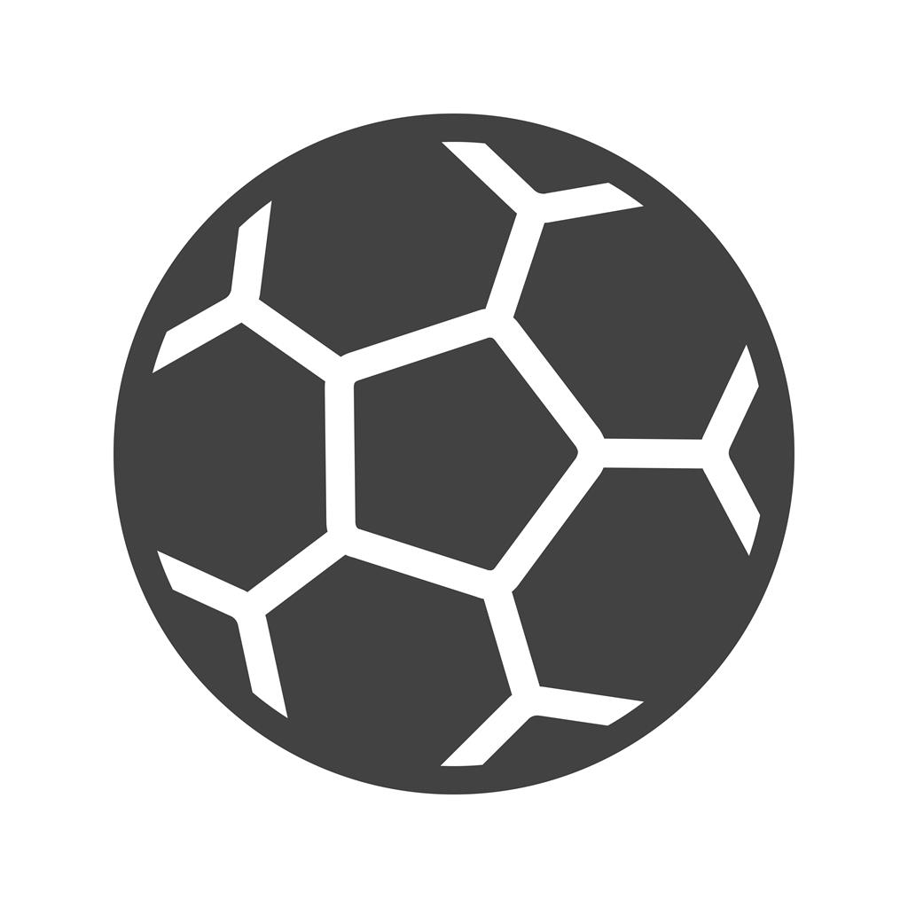 Football Glyph Icon - IconBunny