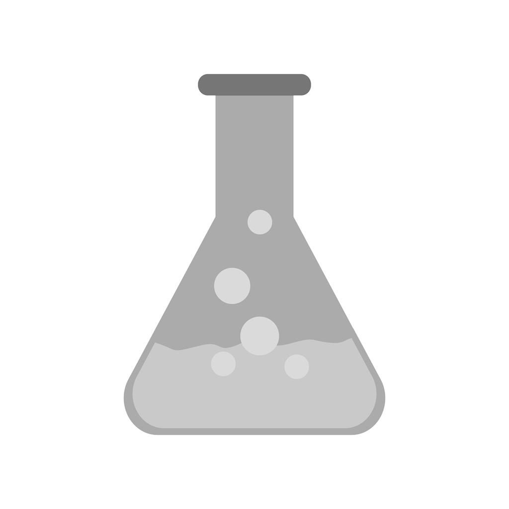 Chemical Flask Greyscale Icon