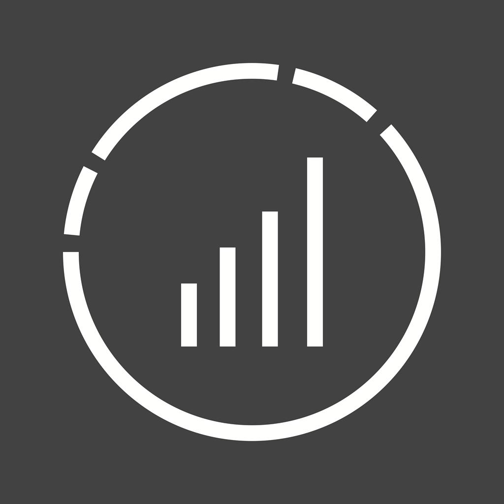 Market Analysis Line Inverted Icon